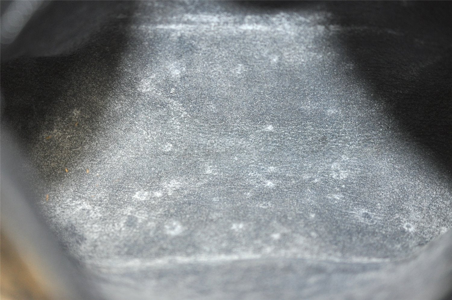 Authentic GUCCI Clutch Hand Bag Purse GG PVC Leather Navy Blue Junk 4905J