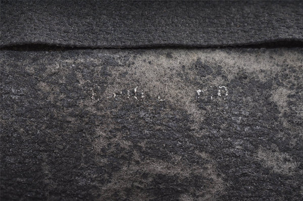 Authentic GUCCI Clutch Hand Bag Purse GG PVC Leather Navy Blue Junk 4905J