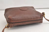 Authentic GUCCI Vintage Shoulder Cross Body Bag Purse Leather Brown 4906K