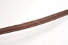 Authentic GUCCI Vintage Shoulder Cross Body Bag Purse Leather Brown 4906K