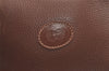 Authentic GUCCI Vintage Shoulder Cross Body Bag Purse Leather Brown 4906K