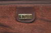 Authentic GUCCI Vintage Shoulder Cross Body Bag Purse Leather Brown 4906K