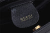 Authentic GUCCI Vintage Bamboo Hand Bag Leather Black Junk 4907K
