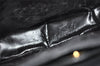 Authentic GUCCI Vintage Bamboo Hand Bag Leather Black Junk 4907K
