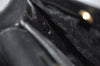 Authentic GUCCI Vintage Bamboo Hand Bag Leather Black Junk 4907K