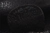Authentic GUCCI Vintage Bamboo Hand Bag Leather Black Junk 4907K