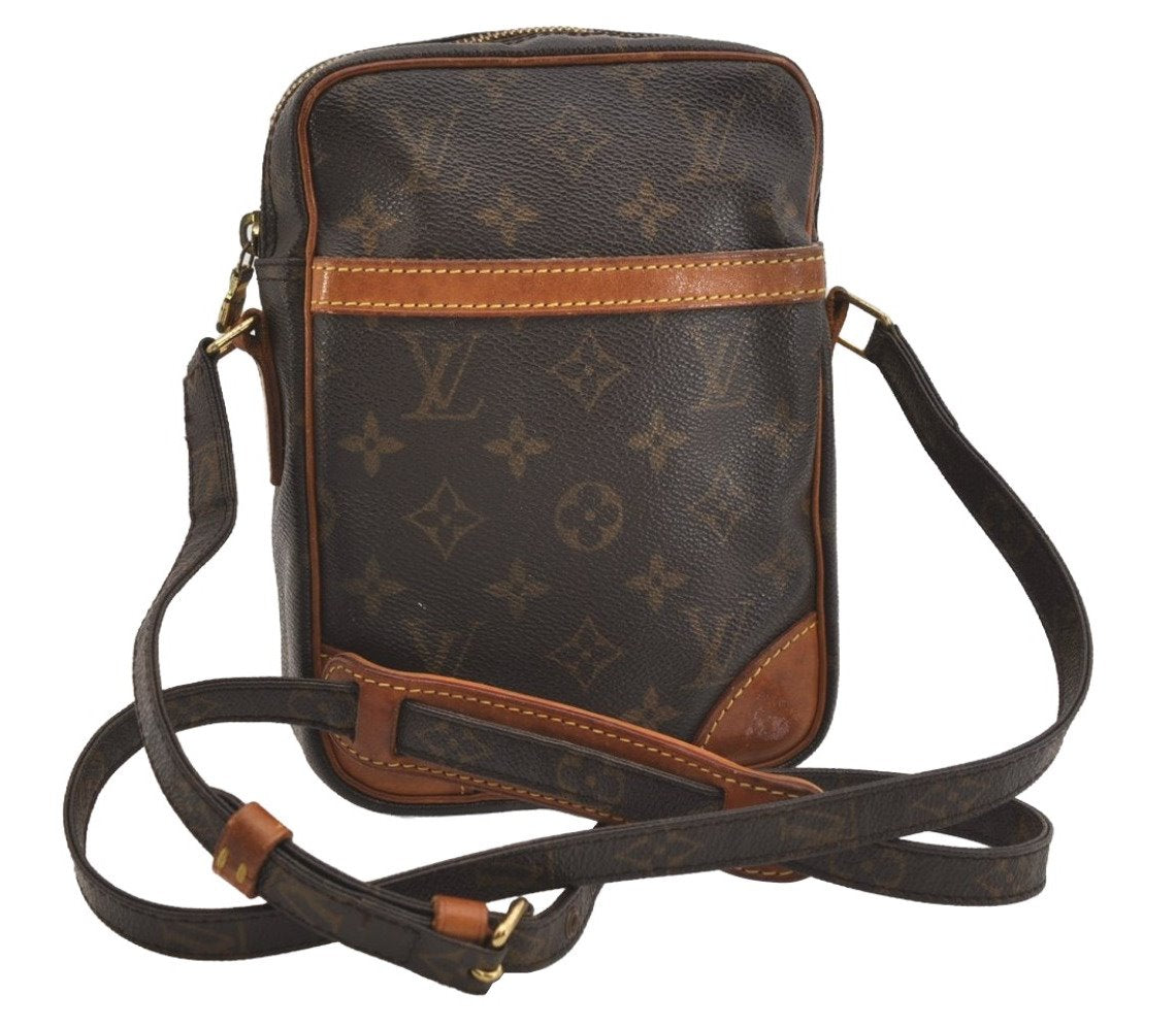 Authentic Louis Vuitton Monogram Danube Shoulder Cross Body Bag M45266 LV 4908J