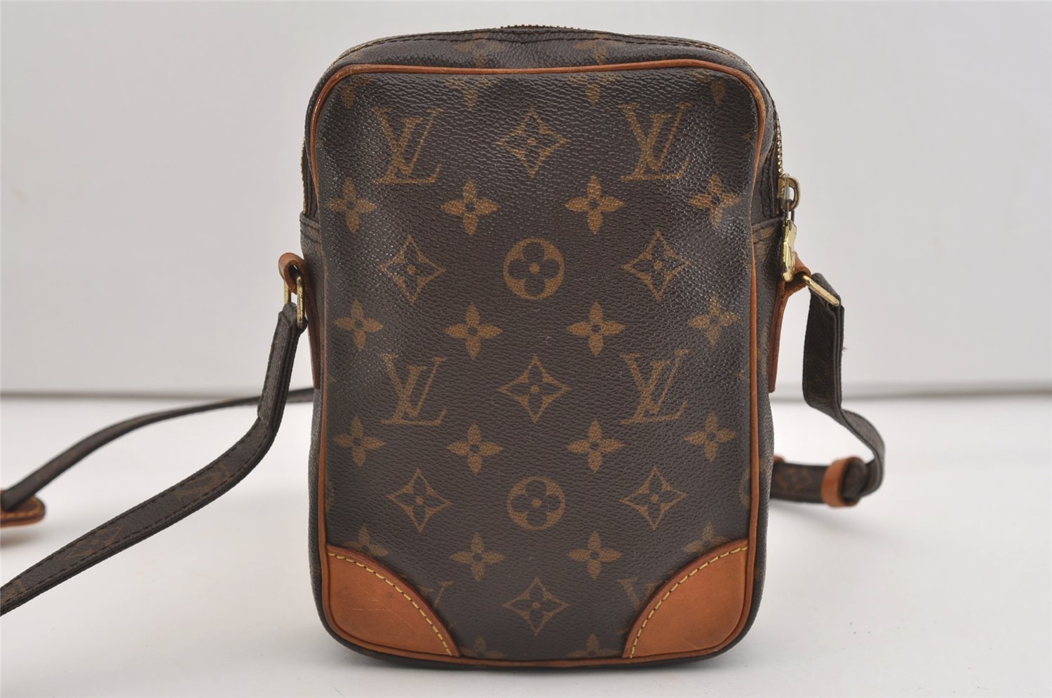Authentic Louis Vuitton Monogram Danube Shoulder Cross Body Bag M45266 LV 4908J
