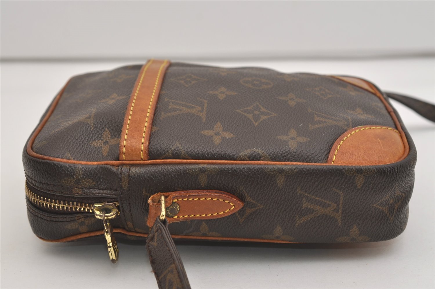 Authentic Louis Vuitton Monogram Danube Shoulder Cross Body Bag M45266 LV 4908J