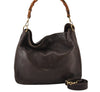 Authentic GUCCI Bamboo 2Way Shoulder Bag Leather Brown Junk 4908K