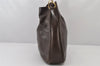 Authentic GUCCI Bamboo 2Way Shoulder Bag Leather Brown Junk 4908K