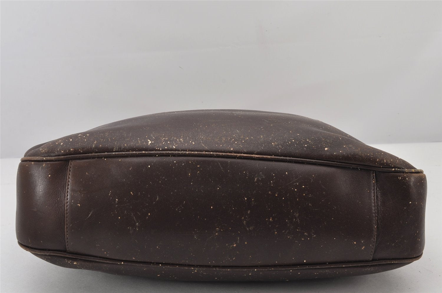 Authentic GUCCI Bamboo 2Way Shoulder Bag Leather Brown Junk 4908K
