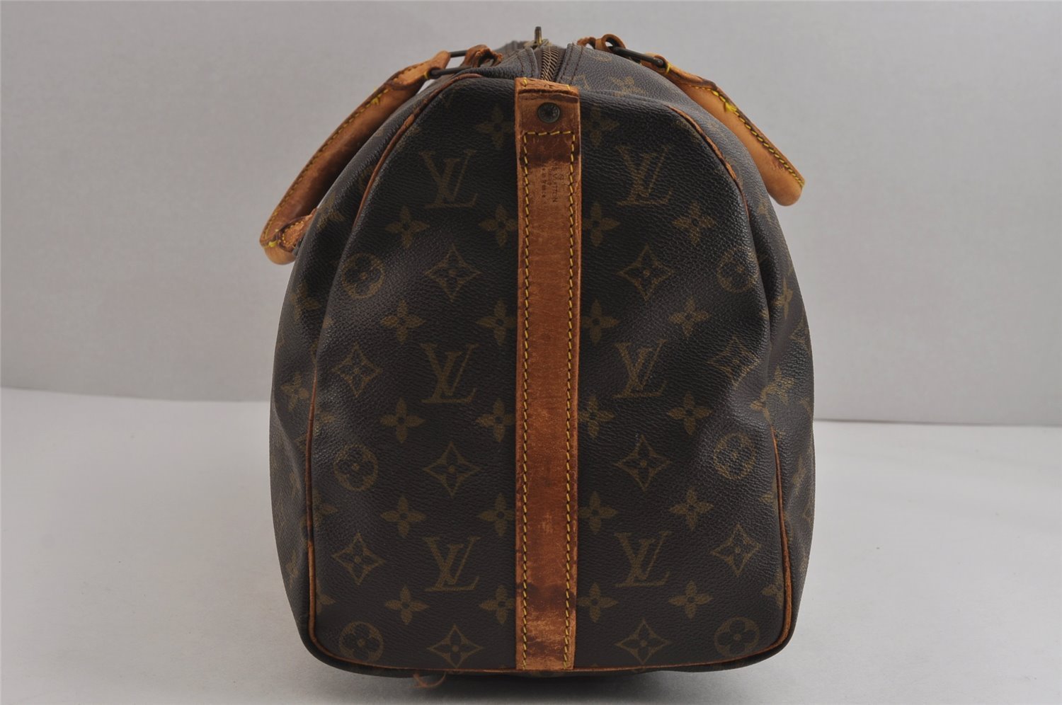 Authentic Louis Vuitton Monogram Keepall Bandouliere 45 M41418 Boston Bag 4909J