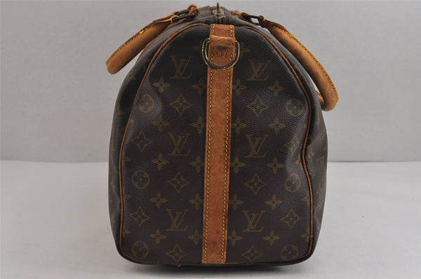 Authentic Louis Vuitton Monogram Keepall Bandouliere 45 M41418 Boston Bag 4909J