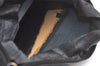 Authentic GUCCI Vintage Bamboo 2Way Shoulder Tote Bag Leather Black Junk 4909K