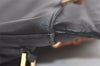 Authentic GUCCI Vintage Bamboo 2Way Shoulder Tote Bag Leather Black Junk 4909K