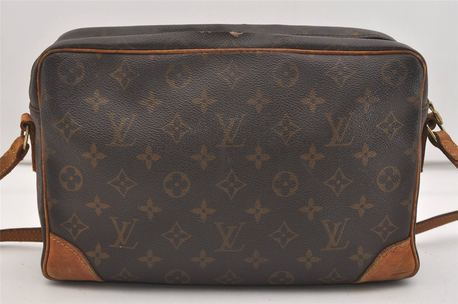 Authentic Louis Vuitton Monogram Trocadero 30 Shoulder Bag M51272 Junk 4910J