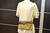 Auth GUCCI Web Sherry Line Waist Body Bag GG Canvas Leather 28566 Brown 4910K