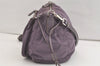 Authentic PRADA Nylon Tessuto Leather Shoulder Cross Body Bag Purse Purple 4911K