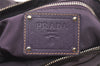 Authentic PRADA Nylon Tessuto Leather Shoulder Cross Body Bag Purse Purple 4911K