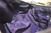 Authentic PRADA Nylon Tessuto Leather Shoulder Cross Body Bag Purse Purple 4911K