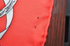 Authentic HERMES Petit Carre 40 Scarf Handkerchief "FERRONNERIE" Silk Red 4912G