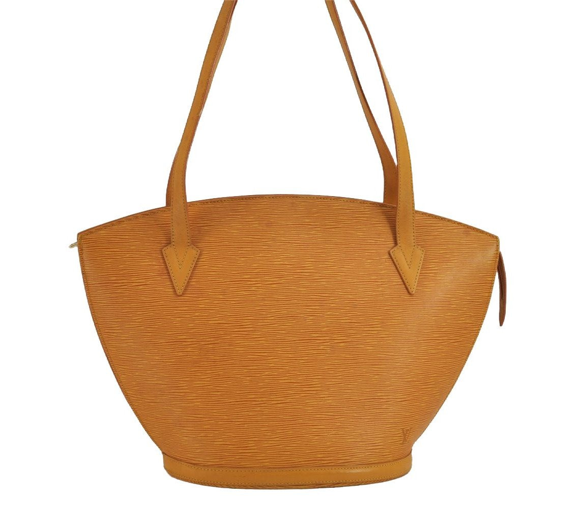 Auth Louis Vuitton Epi Saint Jacques Shopping Shoulder Bag M52269 Yellow 4912J
