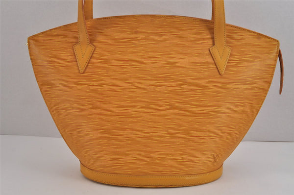 Auth Louis Vuitton Epi Saint Jacques Shopping Shoulder Bag M52269 Yellow 4912J