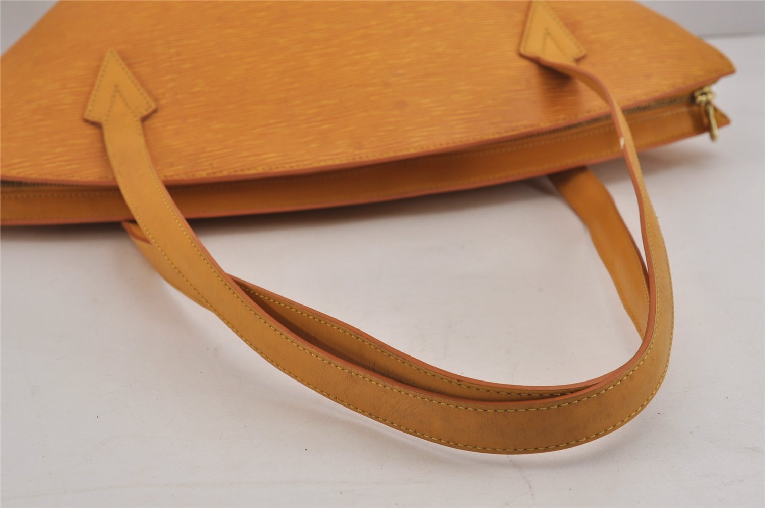 Auth Louis Vuitton Epi Saint Jacques Shopping Shoulder Bag M52269 Yellow 4912J