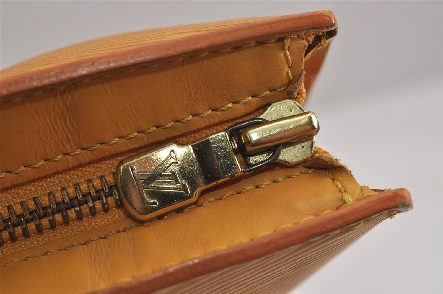 Auth Louis Vuitton Epi Saint Jacques Shopping Shoulder Bag M52269 Yellow 4912J