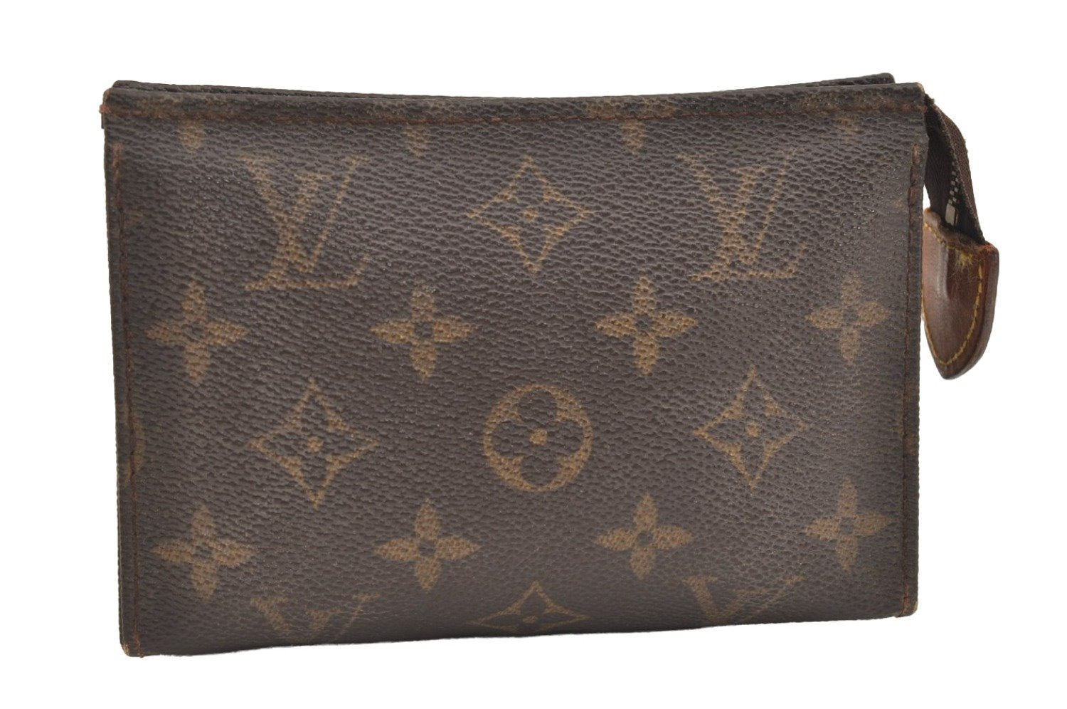 Auth Louis Vuitton Monogram Poche Toilette 15 M47546 Cosmetics Pouch Junk 4913J
