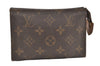 Auth Louis Vuitton Monogram Poche Toilette 15 M47546 Cosmetics Pouch Junk 4913J