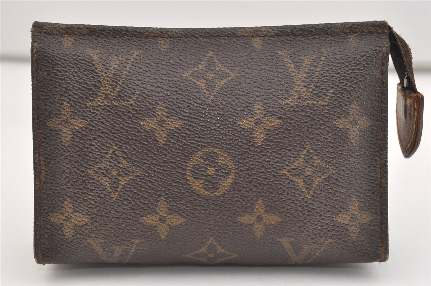 Auth Louis Vuitton Monogram Poche Toilette 15 M47546 Cosmetics Pouch Junk 4913J