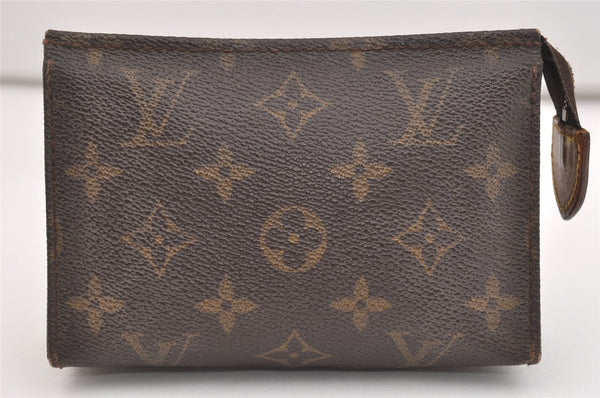 Auth Louis Vuitton Monogram Poche Toilette 15 M47546 Cosmetics Pouch Junk 4913J