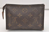 Auth Louis Vuitton Monogram Poche Toilette 15 M47546 Cosmetics Pouch Junk 4913J