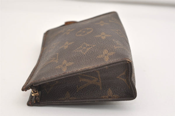 Auth Louis Vuitton Monogram Poche Toilette 15 M47546 Cosmetics Pouch Junk 4913J