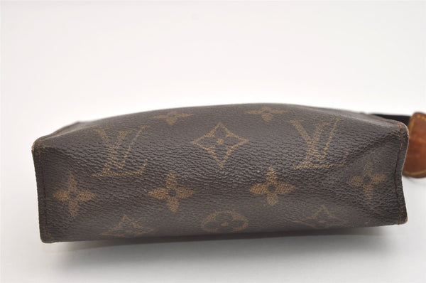 Auth Louis Vuitton Monogram Poche Toilette 15 M47546 Cosmetics Pouch Junk 4913J