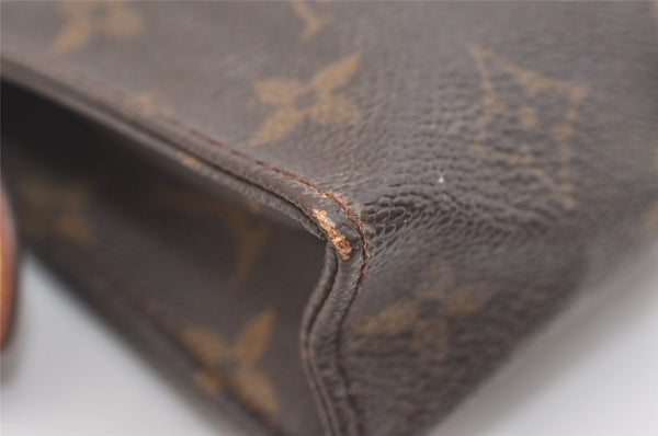 Auth Louis Vuitton Monogram Poche Toilette 15 M47546 Cosmetics Pouch Junk 4913J