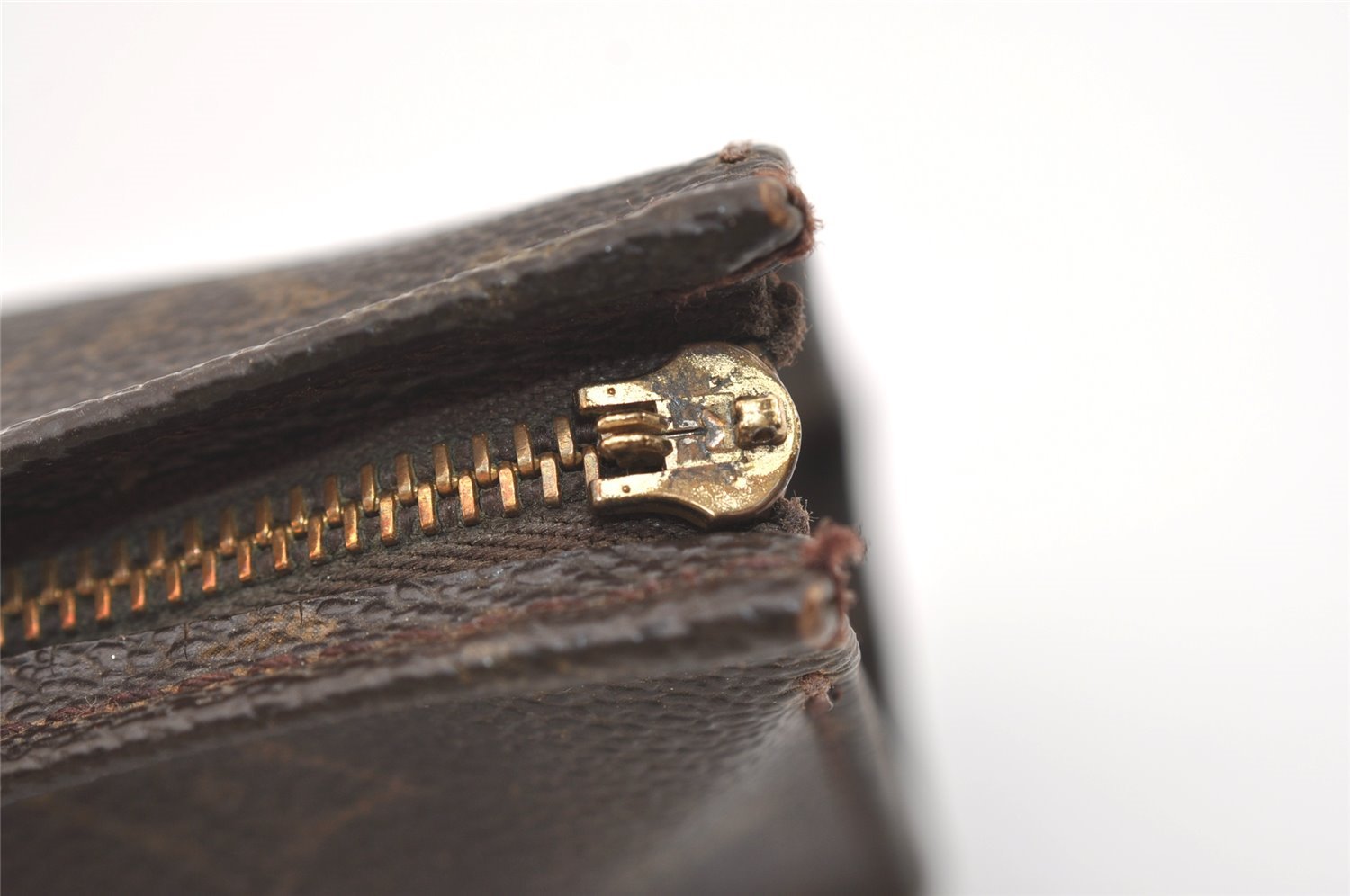 Auth Louis Vuitton Monogram Poche Toilette 15 M47546 Cosmetics Pouch Junk 4913J