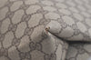Authentic GUCCI Vintage Shoulder Tote Bag GG PVC Leather Brown 4913K