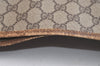 Authentic GUCCI Vintage Shoulder Tote Bag GG PVC Leather Brown 4913K