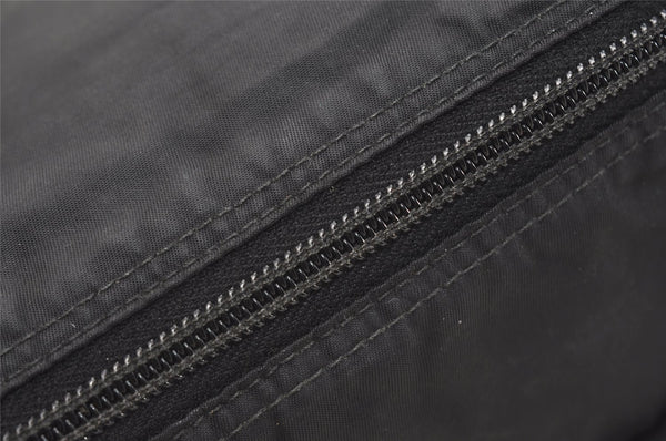 Authentic PRADA Nylon Tessuto Leather Shoulder Cross Body Bag Purse Black 4914J