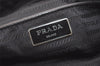 Authentic PRADA Nylon Tessuto Leather Shoulder Cross Body Bag Purse Black 4914J