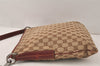 Authentic GUCCI Shoulder Cross Body Bag GG Canvas Leather 113013 Brown 4914K