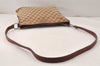 Authentic GUCCI Shoulder Cross Body Bag GG Canvas Leather 113013 Brown 4914K