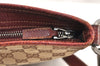 Authentic GUCCI Shoulder Cross Body Bag GG Canvas Leather 113013 Brown 4914K