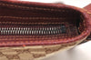 Authentic GUCCI Shoulder Cross Body Bag GG Canvas Leather 113013 Brown 4914K