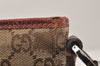 Authentic GUCCI Shoulder Cross Body Bag GG Canvas Leather 113013 Brown 4914K