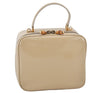Authentic GUCCI Bamboo 2Way Shoulder Hand Bag Enamel Beige Junk 4915K