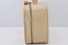 Authentic GUCCI Bamboo 2Way Shoulder Hand Bag Enamel Beige Junk 4915K